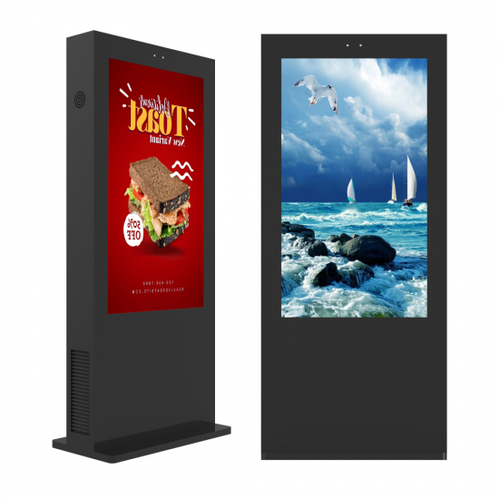 55inch full outdoor kiosk single side 3000nits