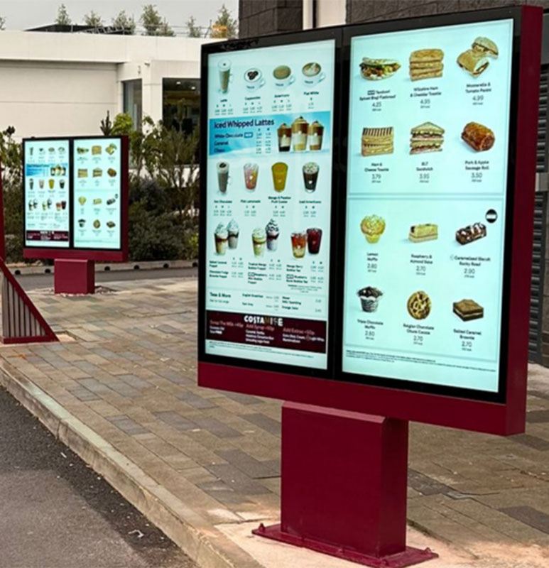 Outdoor drive thru kiosk deployment in UK