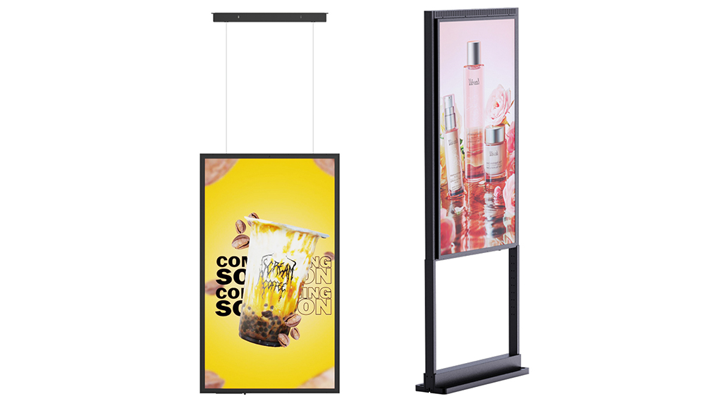 window facing display